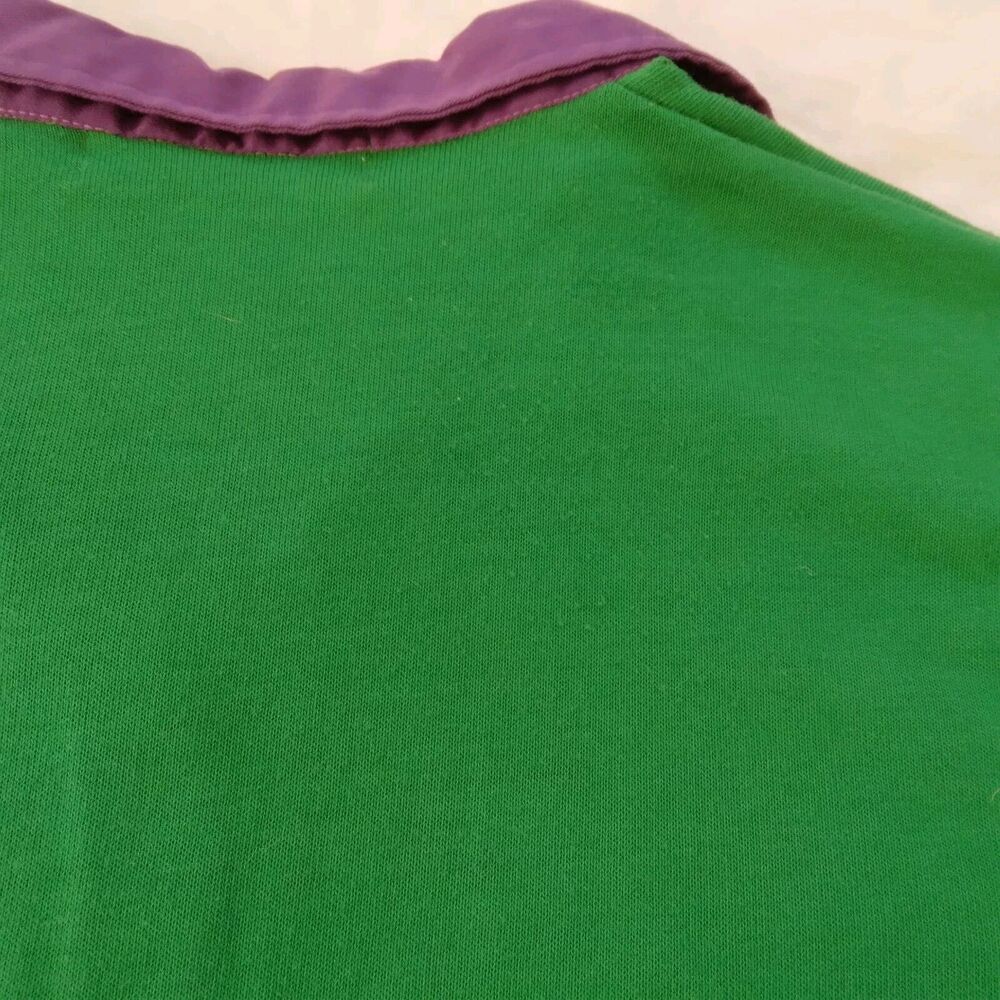 Vtg Diane Von Furstenberg 3/4 Sleeve Polo Green Purple Pink Womens Size Medium - Picture 7 of 9